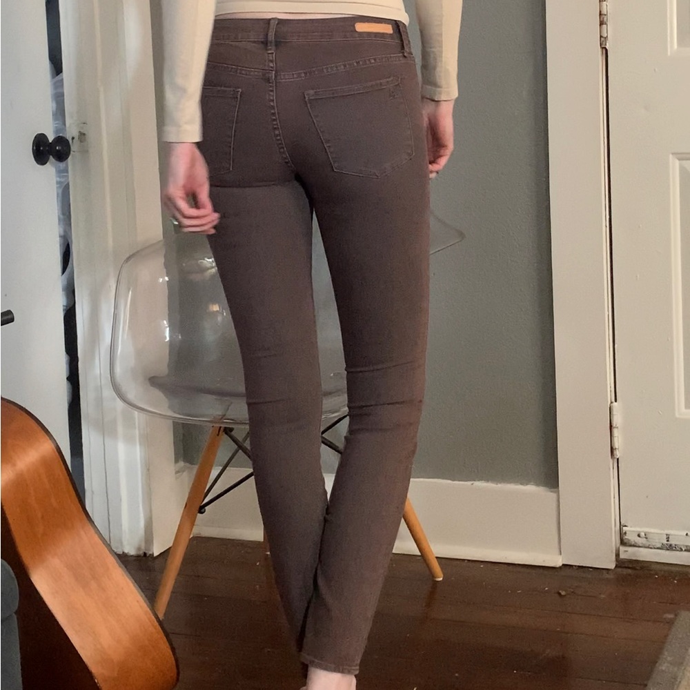 NWT Articles of Society Brown Washed Faded Skinny Jeans Sz 26